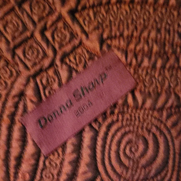 Maroon Quilted Coverlet - Picture 4 of 6